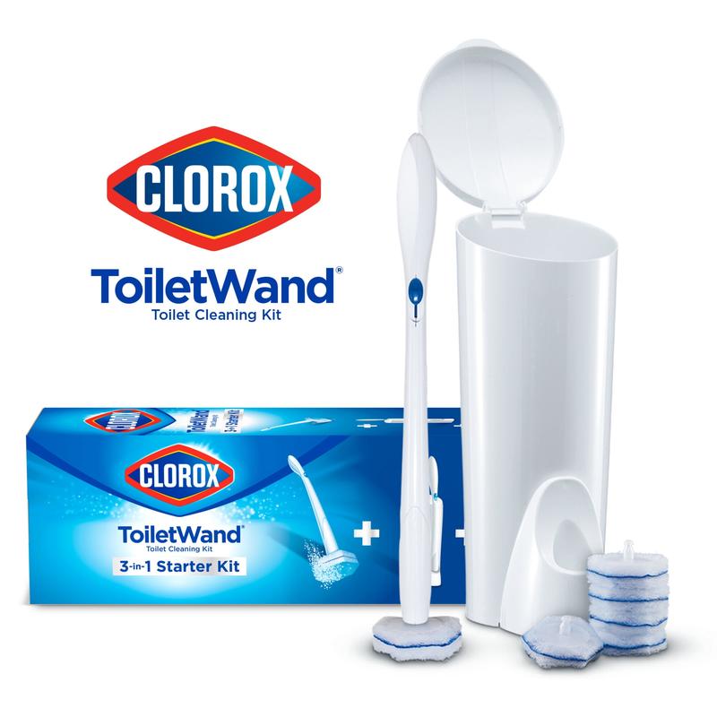 Clorox ToiletWand Disposable Toilet Bowl Brush Cleaner System for Effective Cleaning