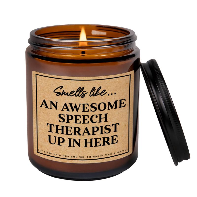 Gift for Speech Therapist, Gift ideas for childs speech therapist, Speech Therapist Candle