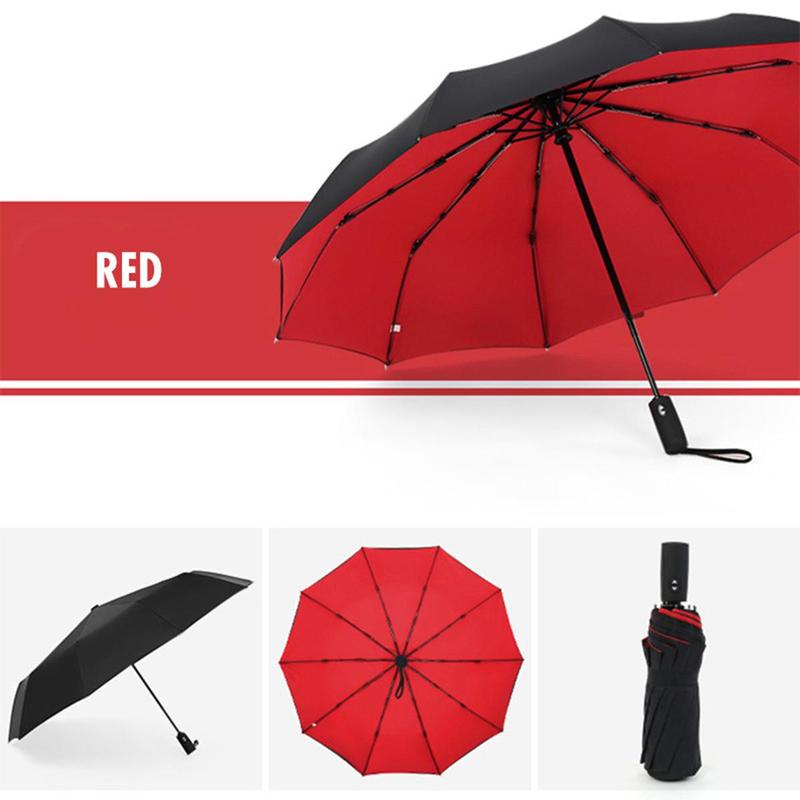 Portable  Rainproof Folding Umbrella, Travel Essentials Automatic Double Layer Large Sunscreen Umbrella, Simple Trendy Automatic Umbrellas, Foldable Rain & Sun Umbrella for Outdoor, Gift for Summer