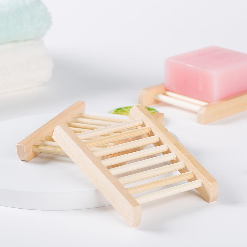 Wooden Soap Holder, 1 Count Creative Hollow out Soap Dish, Soap Bar Storage Rack for Home, Bathroom Accessories