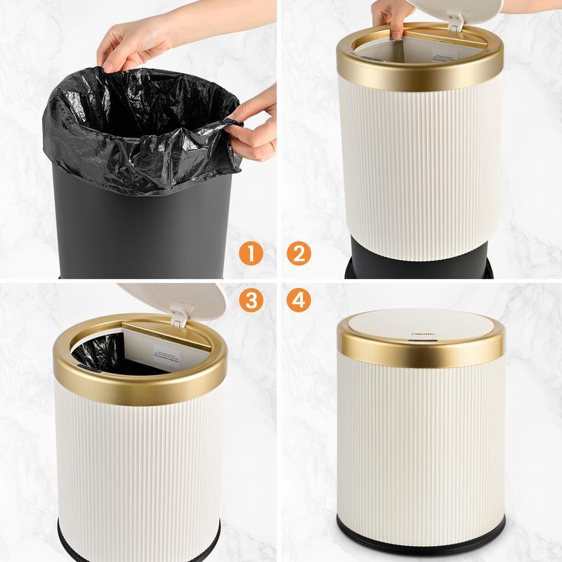 Smart induction Waterproof trash bins , trash cans for bathroom, trash cans for Kitchen,for Bathroom,Bedroom.Office Nordic style ,cute bins