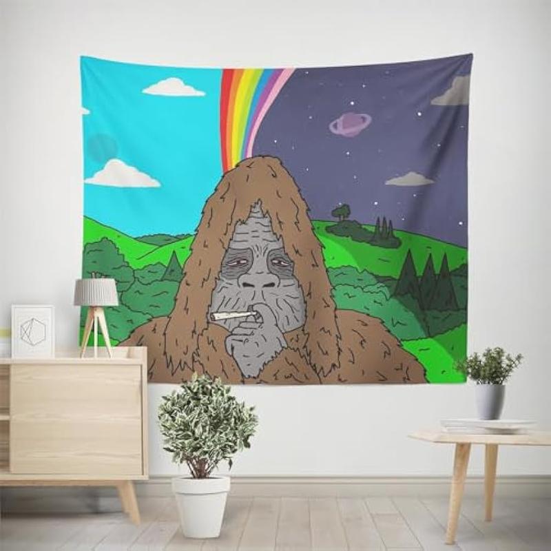 60'' x 40'' The Big Lez Show, Sassy The Sasquatch, Tripper Snipper Tapestry & Wall Hanging for Home Bedroom Living Room College Dorm Decor 150cm x 120cm