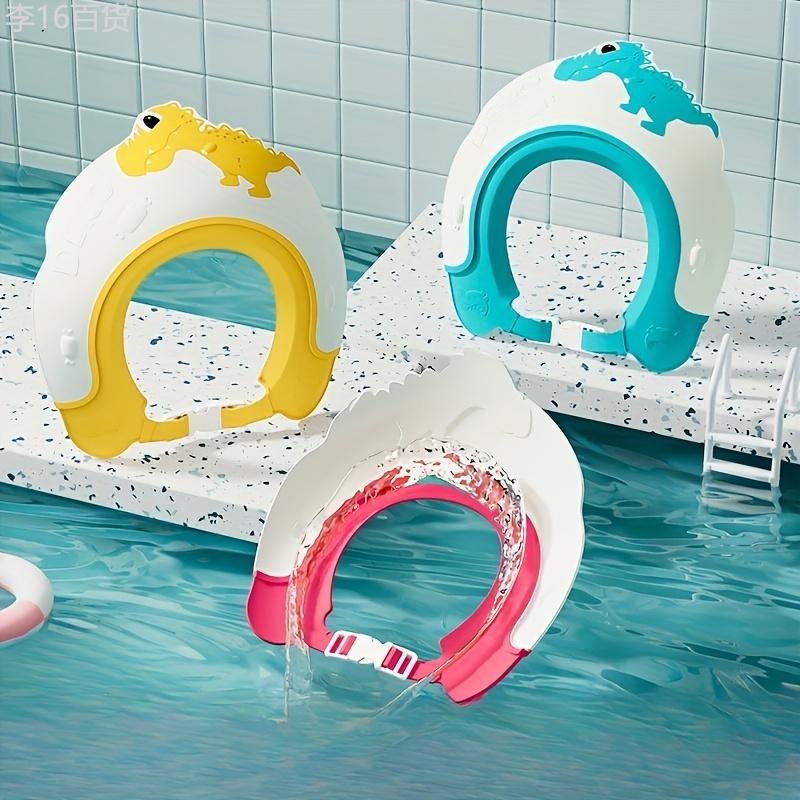 Waterproof Adjustable Silicone Shower Cap 1 2 4Pcs: Hair, Eyes, & Ears Protection Visor, Ideal for Home, Hotel, & Travel