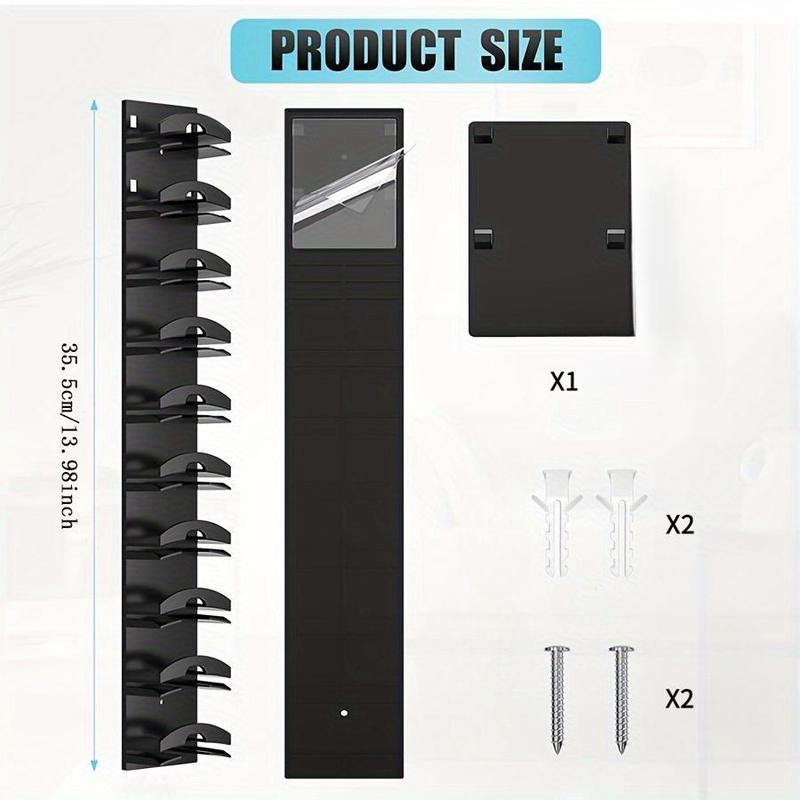 Baseball Cap Storage Rack, 1 Count Wall Mounted Hat Display Rack, Multifunctional Hat Storage Rack for Door or Wardrobe