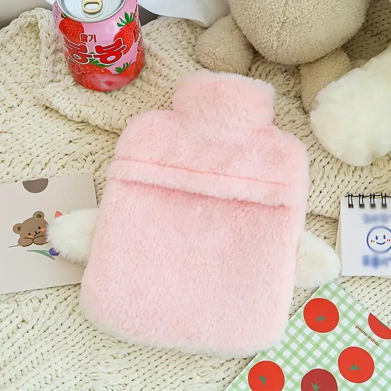 Cute Cartoon Plush Hot Water Bottle, 1 Count Portable Soft Hot Water Bag, Winter Comfortable Hand Warmer for Home Office School