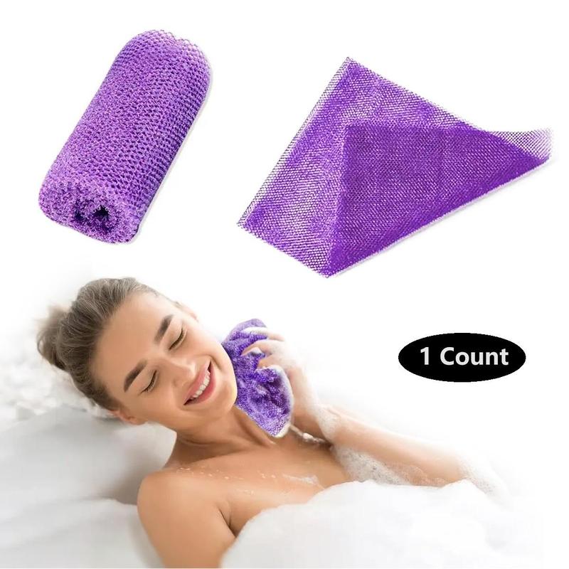 Back Scrubber, Bath & Body Wash Exfoliating Mesh Towel, Scrub Brush Cleaning, Bath & Body Care Tool for Home & Spa, Shower Accessories