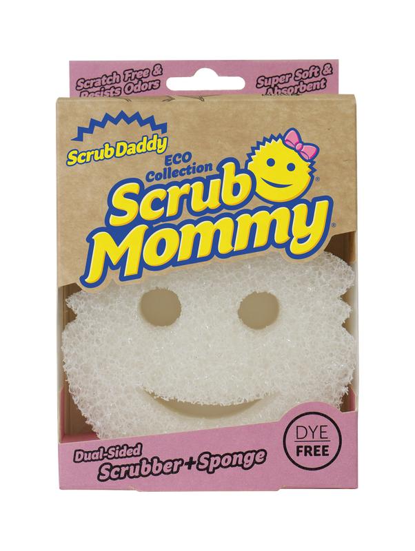 Dye-Free Scrub Mommy Sponge (1ct) - FlexTexture Dual-Sided Design