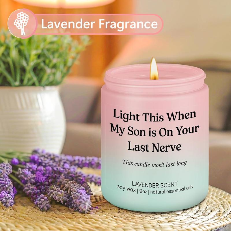 Scented Candle, Daughter in Law Gifts - Funny Wedding, Birthday, Christmas Gifts for Daughter in Law, Sons Girlfriend, Future Daughter in Law - Daughter in Law Gifts from Mother in Law