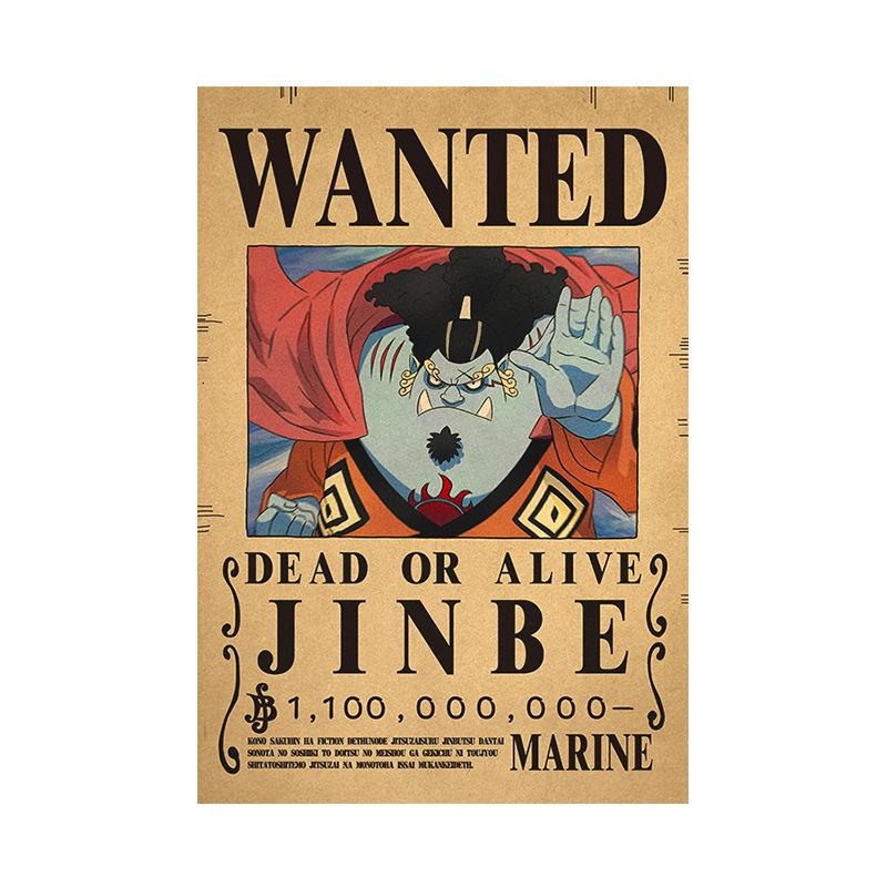 Anime O P Wanted Poster,New World Poster Straw Hat Pirates Wanted Posters