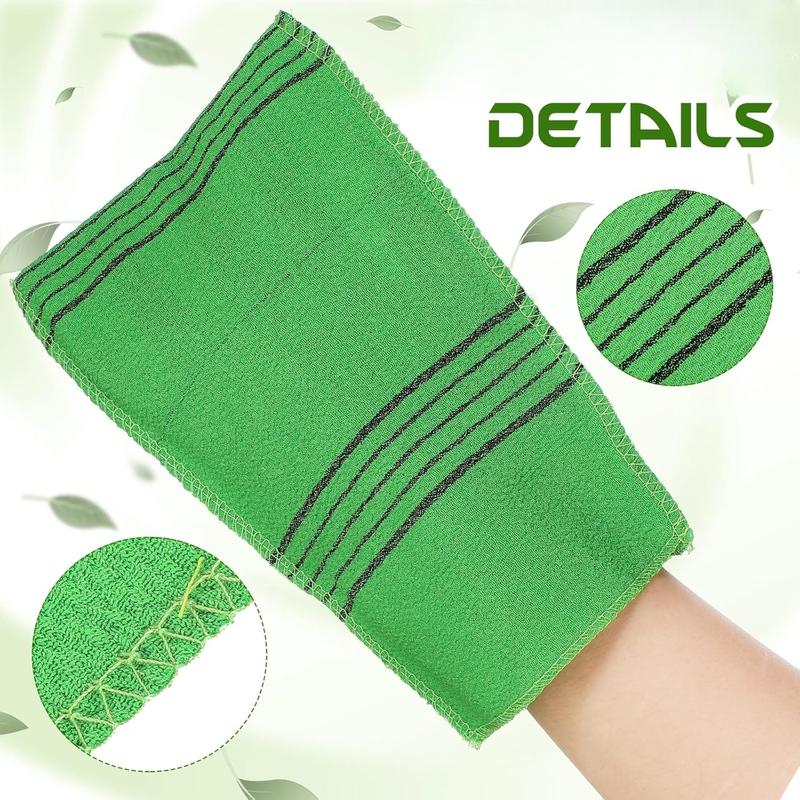 12 count  Washcloth, Korean  Mitt Colorful Korean  Cloth Large Size  Body Scrubber for Removing Dry