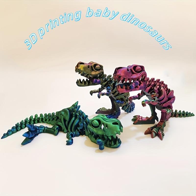 3D Tyrannosaurus Rex Ornament, 1 Count DIY Laser Engraving Dinosaur Design Spring Toy, Home Decor, Room Decor,  Back To School Gift