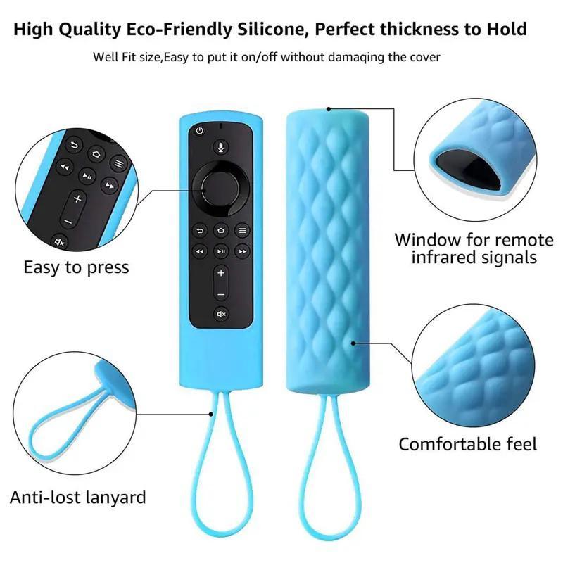 Glow in The Dark Remote Cover, Remote Control Protector, Household Appliance Parts & Accessories for FireStick 4K+, 2021, 4K Max, Lite & Cube!