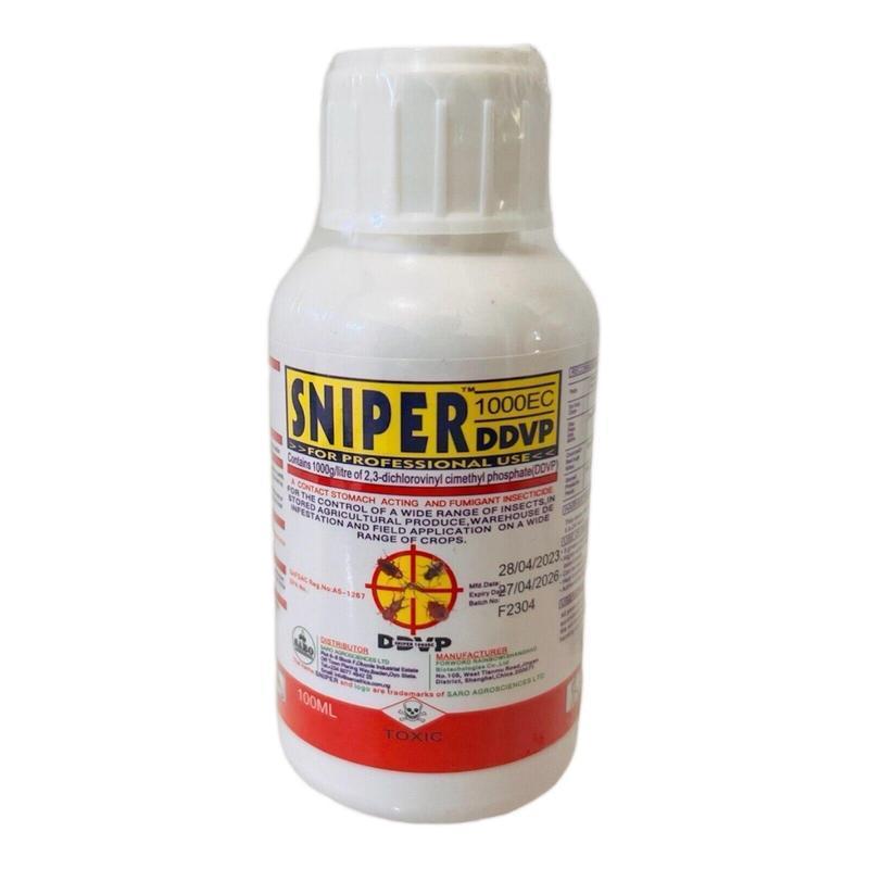 Sniper Insecticide 100ml Spray - DDGP 10000EC Formula for Household Pests