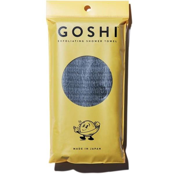 GOSHI Exfoliating Shower Towel - Rip-Resistant Exfoliating Washcloth for All Skin Types - Made in Japan