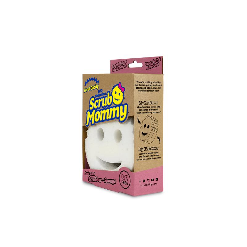 Dye-Free Scrub Mommy Sponge (1ct) - FlexTexture Dual-Sided Design