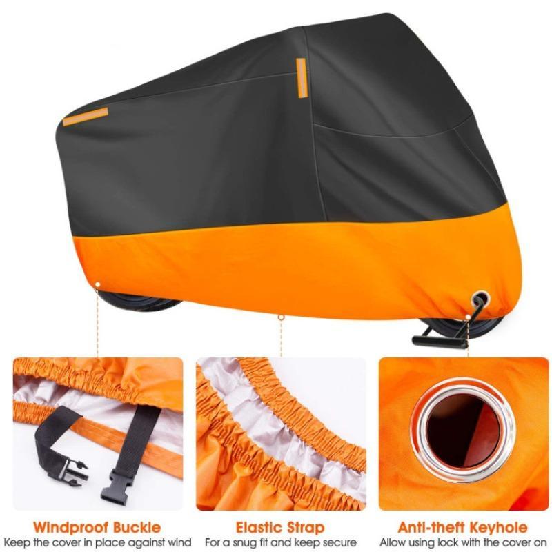 Motorcycle Cover, 210D Oxford Cloth Motorcycle Cover, Dustproof & Rainproof & Sunproof Motorcycle Cover, Motorcycle Accessories