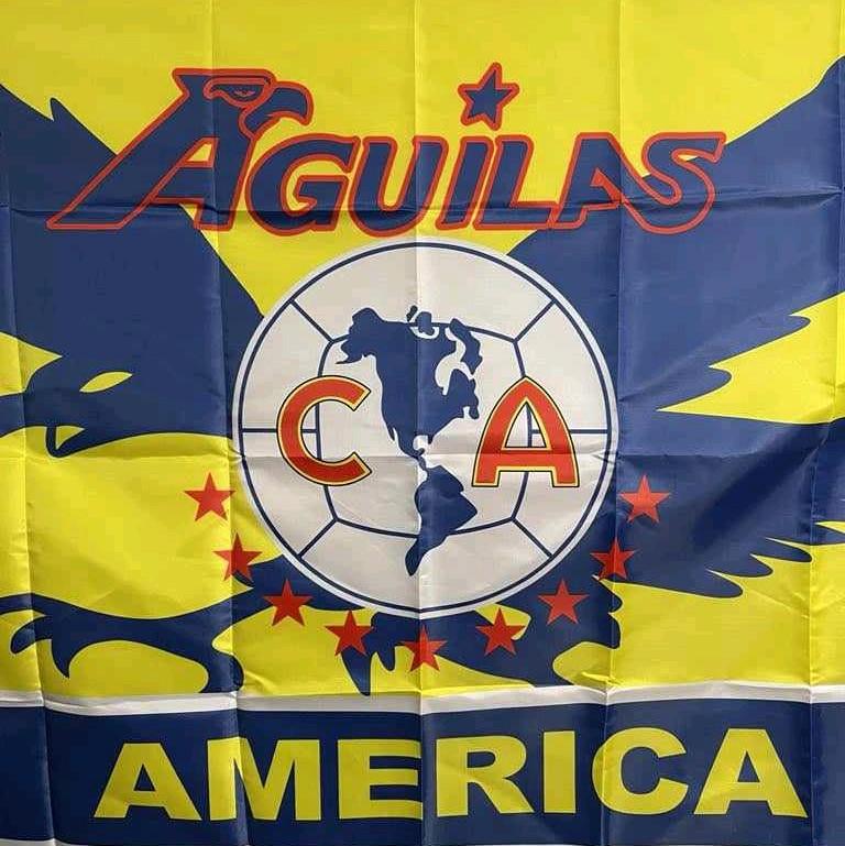 Aguilas del America Soccer Banner - Multi Color - 3x5 ft