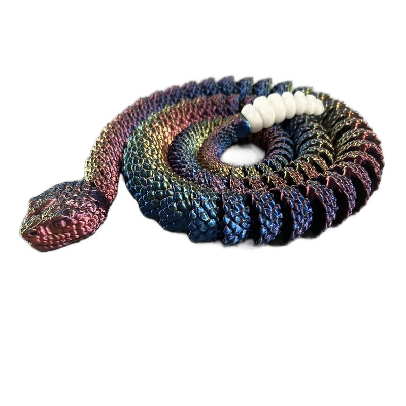 3D-Printed Rattlesnakes- Decor