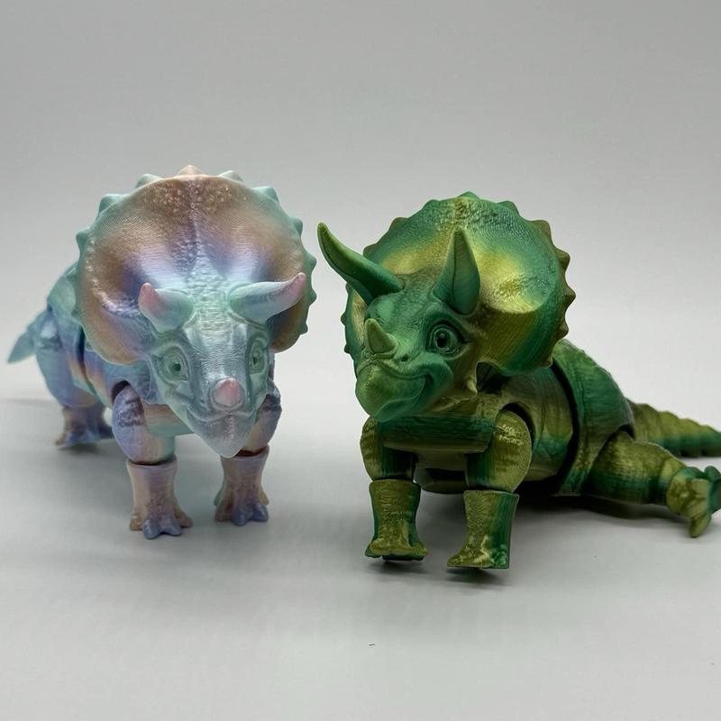 Triceratops 3D Printed Dinosaur Home Decor