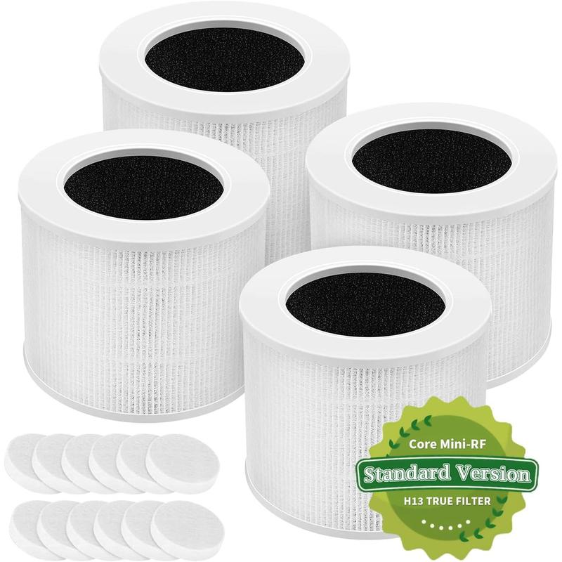 Core Mini Replacement Filter for LEVOIT Air Purifier, 3-in-1 H13 Grade HEPA Filters Compatible with LEVOIT Air Purifier Core Mini-P, Part No. Core Mini-RF, Mini Filter Replacement 2 Count