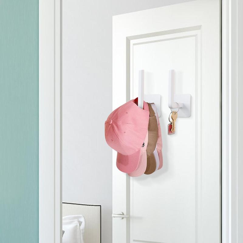 Baseball Cap Hook, 6counts set Wall Mounted Hat Storage Sticky Hook without Hat, Home Organizer Storage, Summer for Gift, Unique Furniture for Bedroom