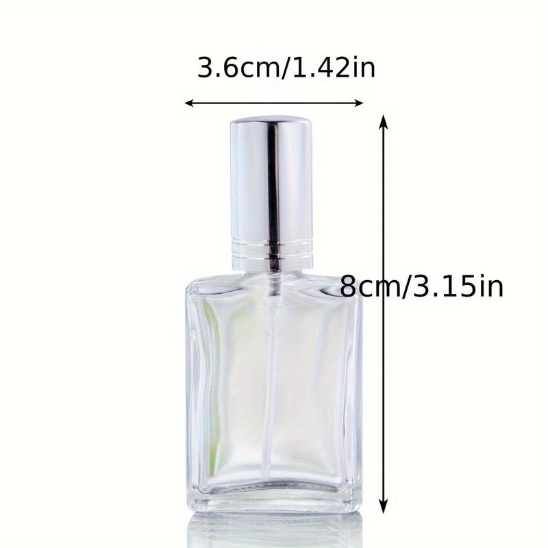 Portable Mini Empty Perfume Spray Bottle, 12pcs 15ml Perfume Spray Bottle with 2 Counts Spray Nozzle & 2 Counts Dropper, Empty Perfume Spray Bottle for Travel Bag