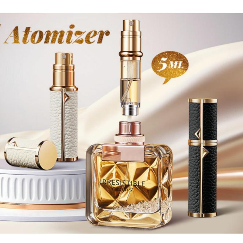 Lipstick Size Refillable Perfume Dispenser, Double Sealed Leak-proof Design Perfume Spray Bottle, Pocket Size Perfume Atomizer for Home Travel