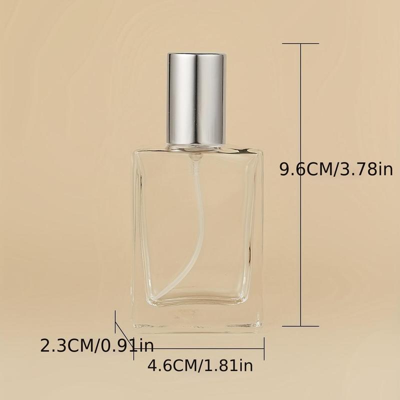 Travel 30ml Empty Perfume Spray Bottle, Clear Portable Travel Spray Bottle, Empty Cosmetic Container For Perfume, Lotion, Toner, Skin Moisturizing, Hair Styling, Cleaning, Misting