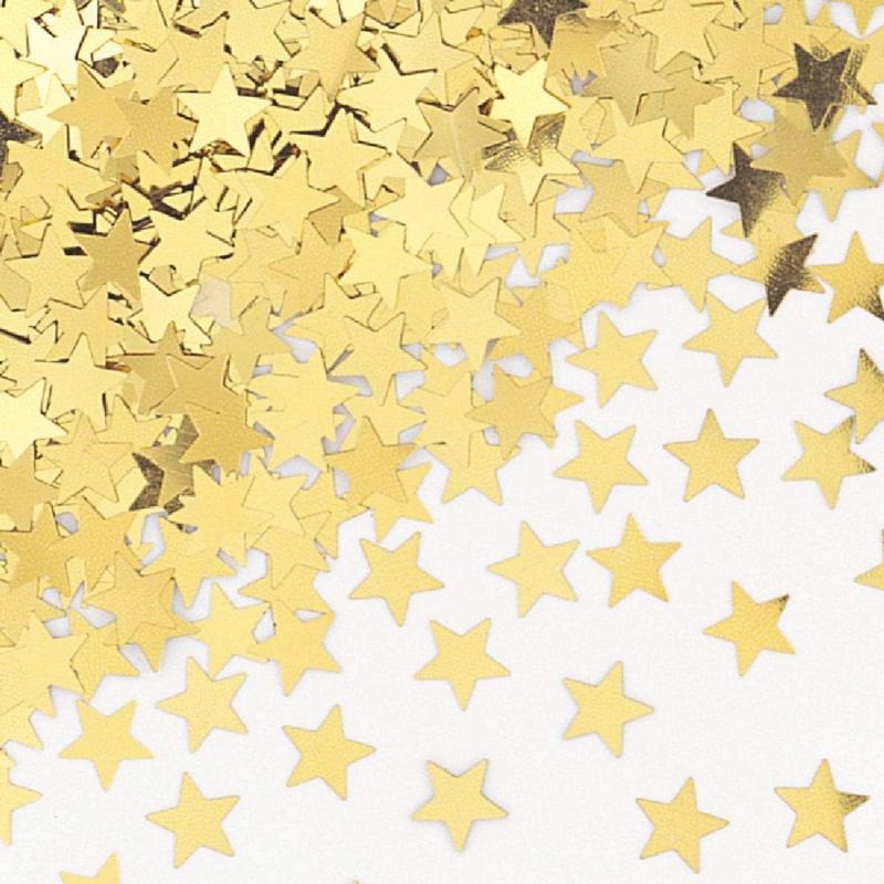 Sparkling Gold Star Foil Confetti - 0.5 oz, for Birthdays,Holidays & More