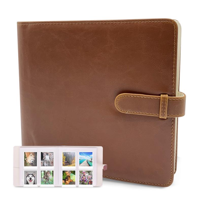 Phetium 256 Pockets Decor Photo Album for Fujifilm Instax Mini,Instax Square,Polaroid Camera,Album Book for Mini 12 11 9 8 7s 40 EVO 99 90 LiPlay,SQ1 SQ6 SQ40 SQ20 Instant Cameras,Link Printer