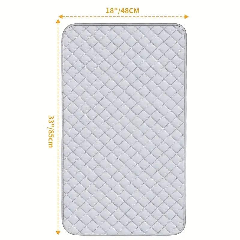 Plaid Pattern Ironing Board, Portable Foldable Ironing Mat, Heat-resistant Ironing Board for Travel