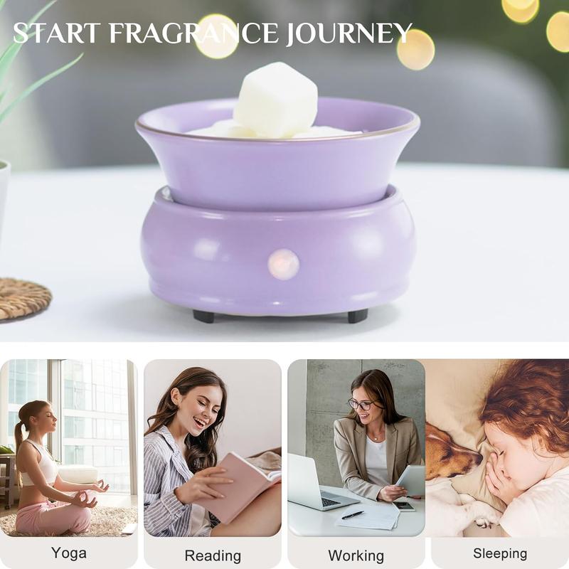 Candle melting heater burner -3 -in -1 ceramic candle melting device is suitable for family offices bedroom living room decoration