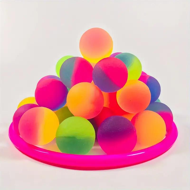 Colorful Bouncy Ball, 20pcs set Random Color Bouncy Ball, Party Favors for Birthday, Carnival, Holiday, Party Gift for Kids & Adults