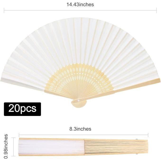 Make Your Wedding Party Cool, Stylish, and Comfortable with Handheld Paper Fans for Wedding Guests - Elevate Your Special Day