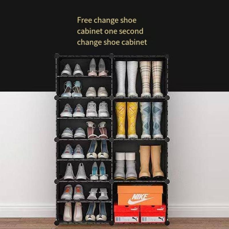 Multi-layer Shoe Rack, 1 Count Large Capacity Shoe Storage Rack, Shoe Organizer, Dustproof Shoe Storage Rack for Home, Office, Dormitory, Rental Room, 2024 Storage Organizer