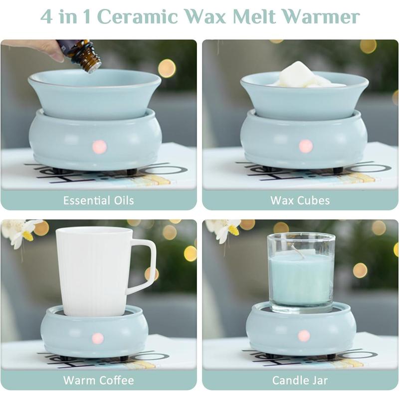 Candle melting heater burner -3 -in -1 ceramic candle melting device is suitable for family offices bedroom living room decoration