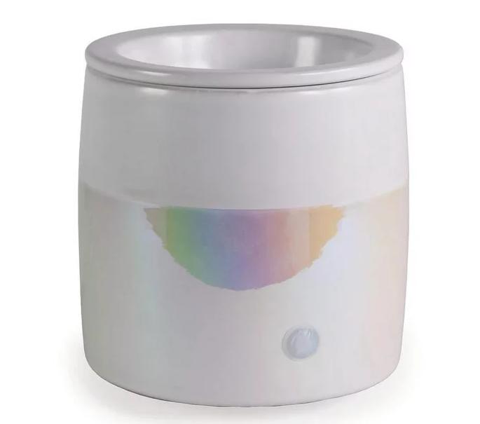 Full Size Iridescent Wax Melt Fragrance Warmer Ceramic Decor