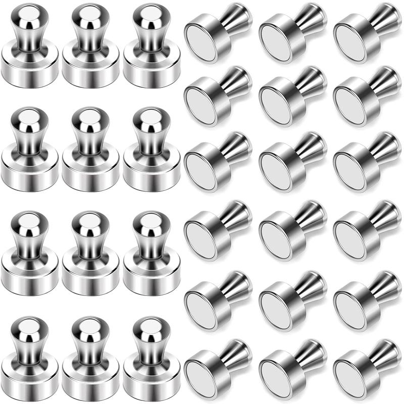 Refrigerator Magnets, 8 Colors Neodymium Fridge Magnets Adults, Colorful and Practical Small Magnets for Whiteboard, Strong Push Pins Magnets for Office Magnets, Map Magnets - 120 Pack