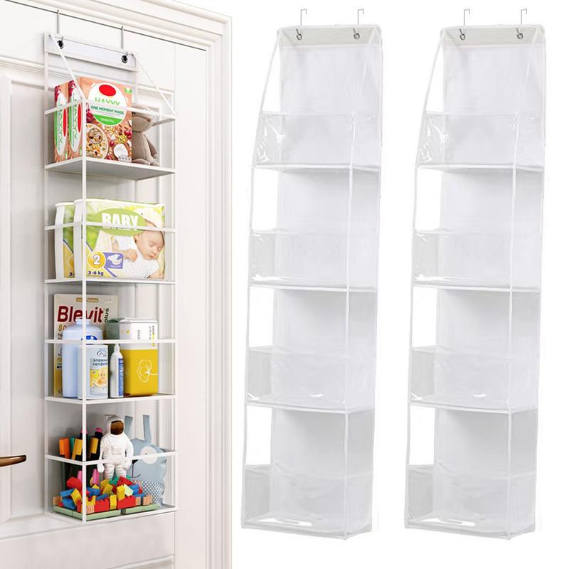 2pcs set 4 Pocket Over the Door Wall Organizer Storage Bathroom Closet Hanging Organizers  Hangable Storage Toy Storage Organizer for Baby Essentials