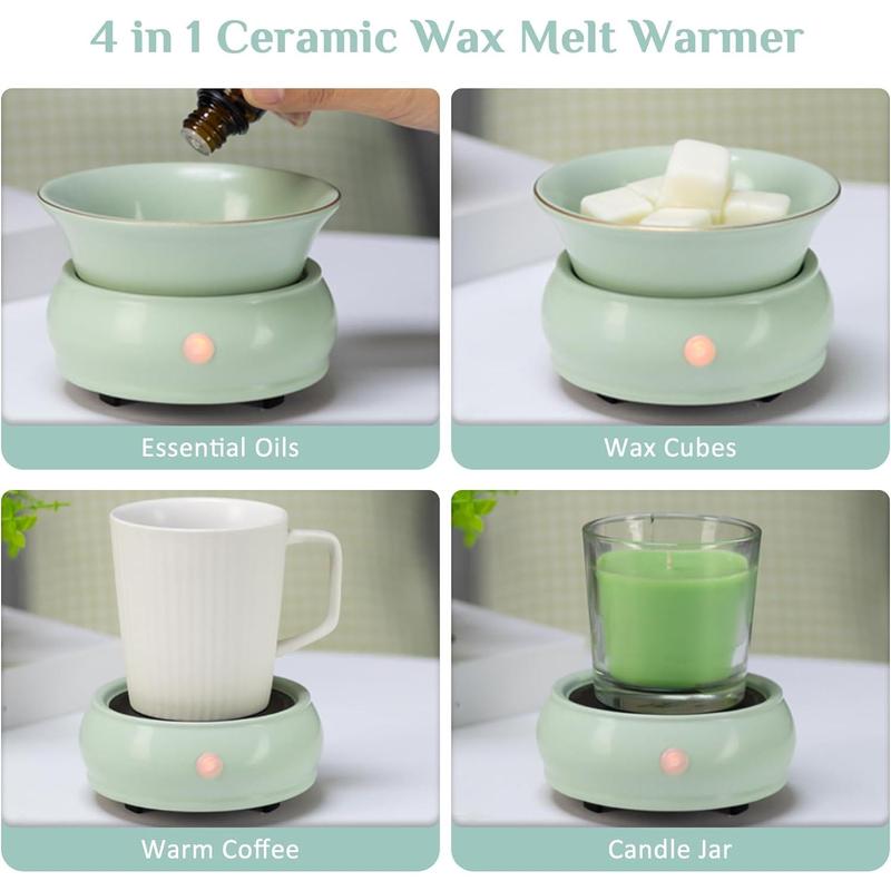 Candle melting heater burner -3 -in -1 ceramic candle melting device is suitable for family offices bedroom living room decoration