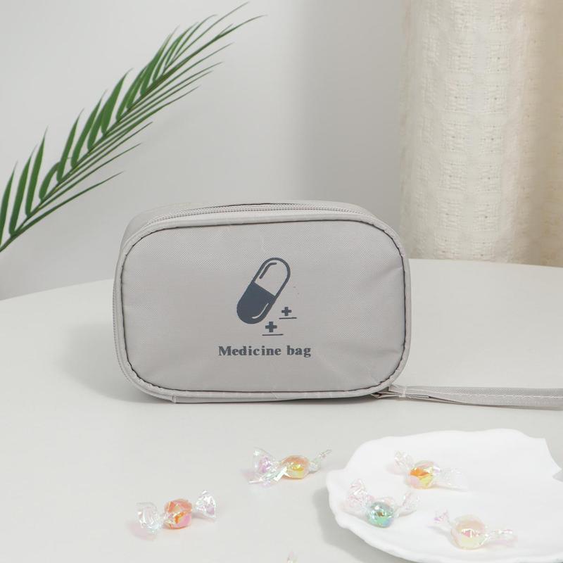 Medicine Storage Bag, Portable Travel Pill Bag, Emergency Kit Storage Organizer, Pill Organiser, Travel Bag, Summer Gifts