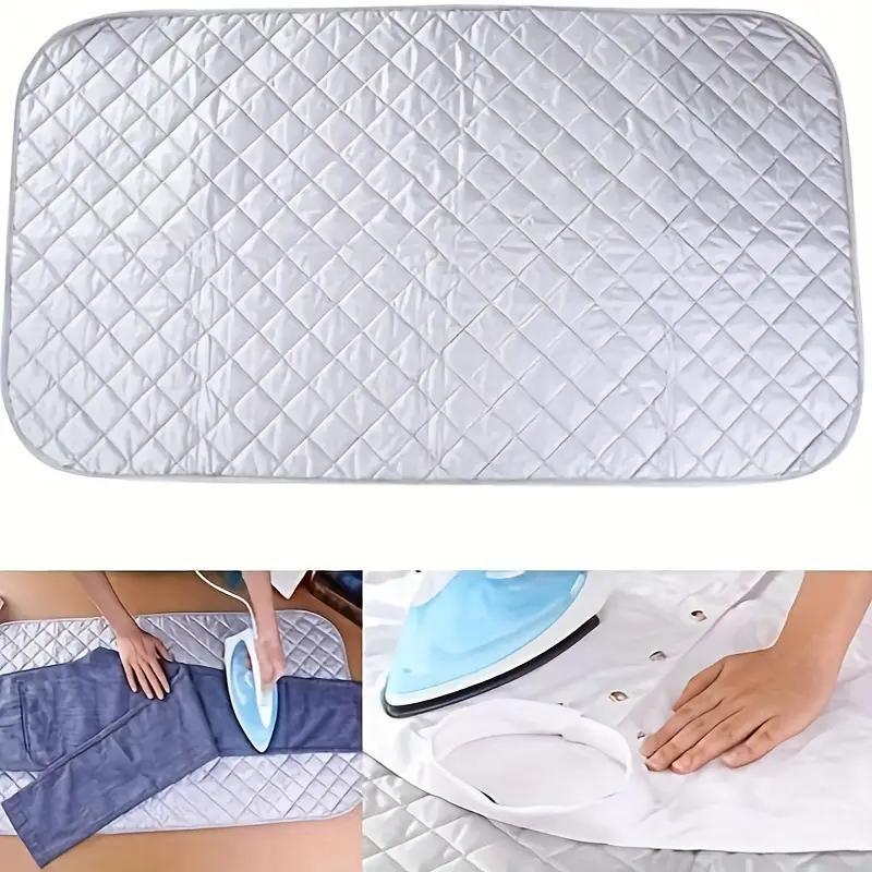 Plaid Pattern Ironing Board, Portable Foldable Ironing Mat, Heat-resistant Ironing Board for Travel