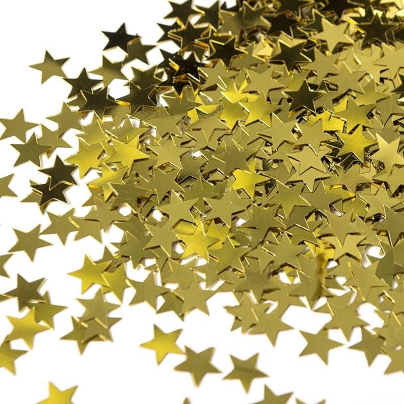 Sparkling Gold Star Foil Confetti - 0.5 oz, for Birthdays,Holidays & More