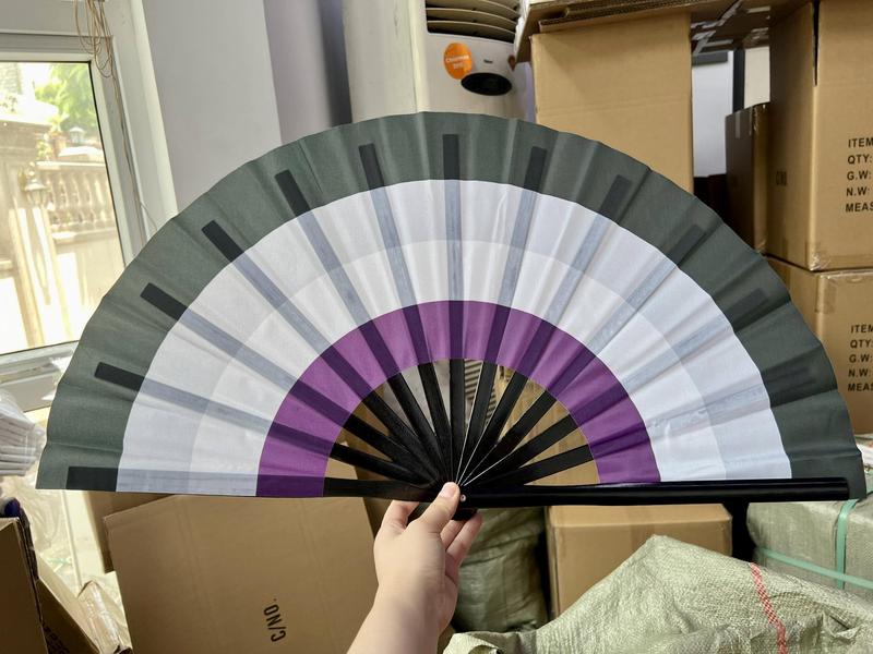 Pride Fans | Large Hand Fan Decor Collapsible Lightweight Multicolor