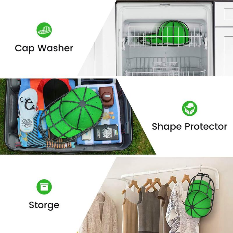 Hat Washer Hat Cleaners Baseball Cap Washer Fit for Adult Kid's Hat Dryer Frame Washing Cage Hat Cleaning Shaper Protector Mesh Baseball Cap Washing Bag