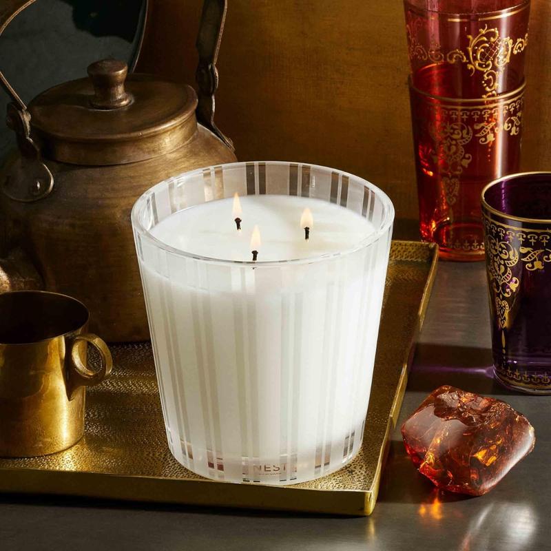 Candle 1 Wick & 3 Wicks - Multi Scents, Provides Mood Lighting, Relaxing, Cleaner Burn Decoration Ornaments Freshener