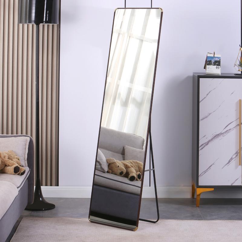 The 4th generation floor standing full-length mirror. wall mirror, bathroom makeup mirror, bedroom foyer, clothing store, wall mounted. 60 