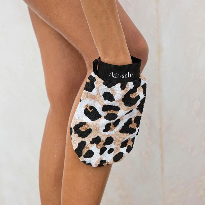 Exfoliating Glove - Leopard