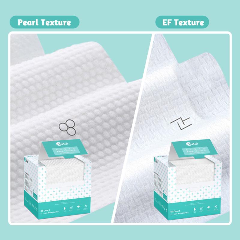 Ditoi Disposable Face Towels Super Soft and Thick Clean Towelette