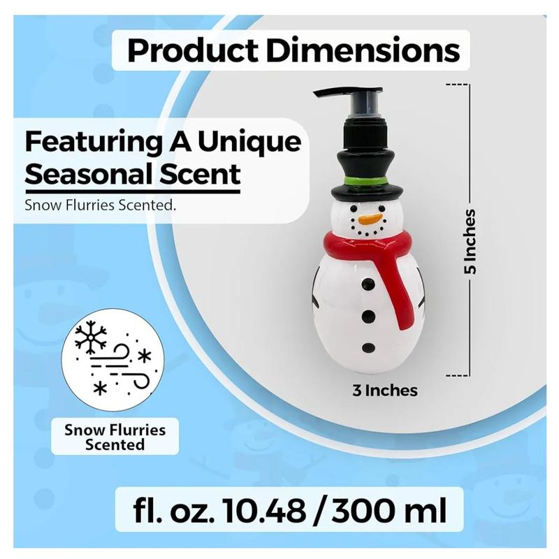 Christmas Character Hand Soap Dispensers, filled  with festive scents